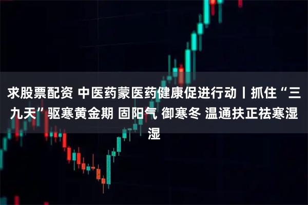 求股票配资 中医药蒙医药健康促进行动丨抓住“三九天”驱寒黄金期 固阳气 御寒冬 温通扶正祛寒湿